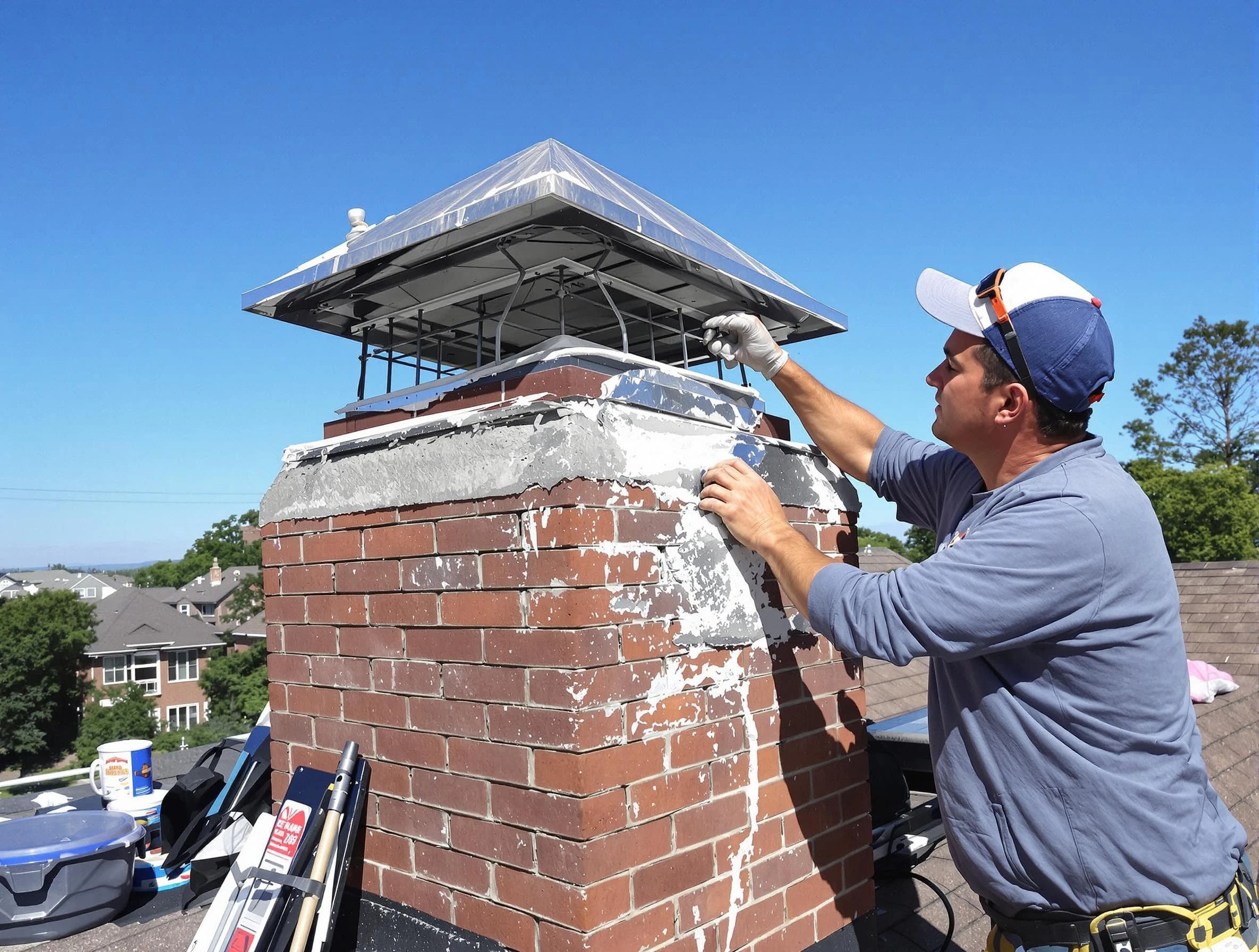 Chimney Crown Services service in Ridgewood, NJ